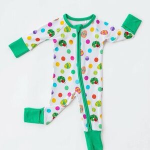 Eric Carle X The Sleepy Sloth 6-12 mo zipper pjs